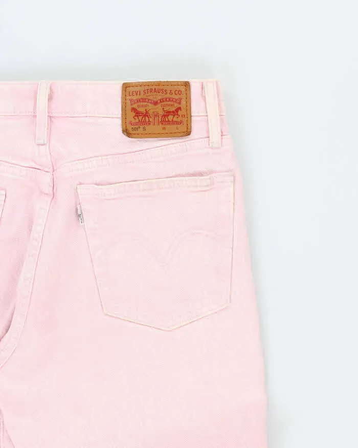 00s Levi's 501 Pink Jeans - W29 L30