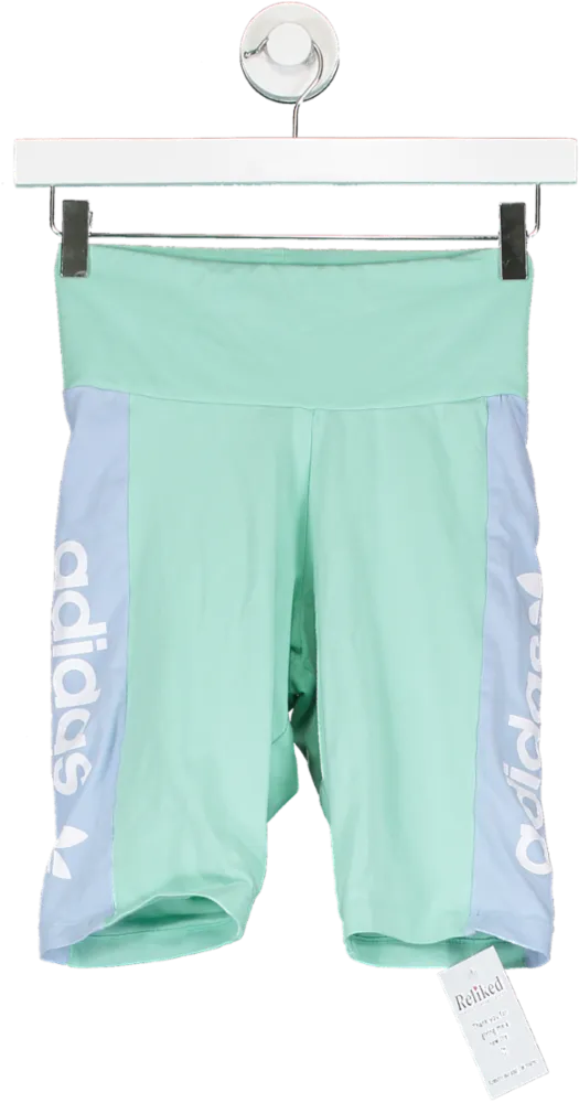 adidas Green Originals High Rise Shorts UK XS