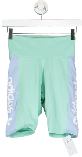 adidas Green Originals High Rise Shorts UK XS