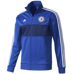 adidas Men's Chelsea 3 Stripes Track Jacket Chelsea Blue/White