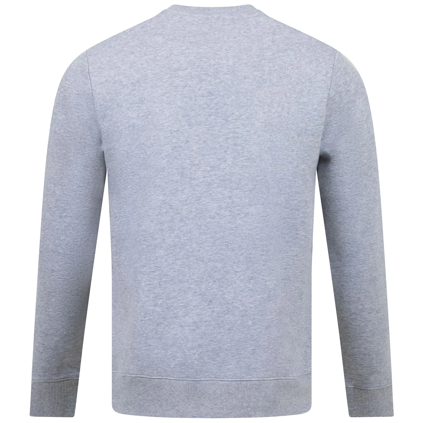 Alpha Cotton Fleece Crew Light Grey Melange - SS23