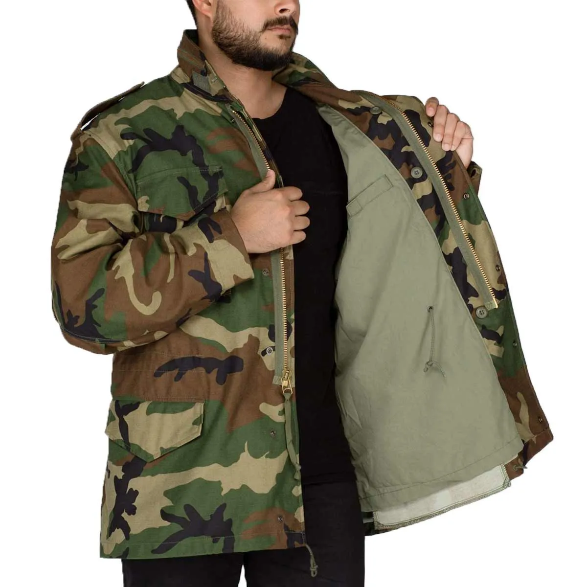 Alpha Industries M-65 Field Jacket Woodland Camo