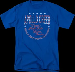 Apollo Creed World Heavyweight Champion Rocky T-Shirt