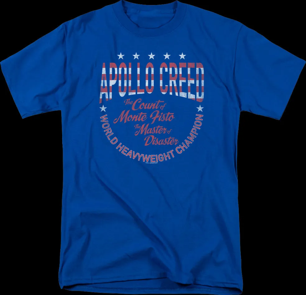 Apollo Creed World Heavyweight Champion Rocky T-Shirt