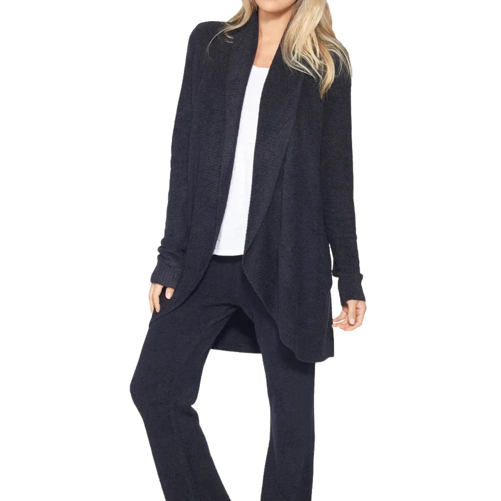 Barefoot Dreams CozyChic Lite Circle Cardi in Black