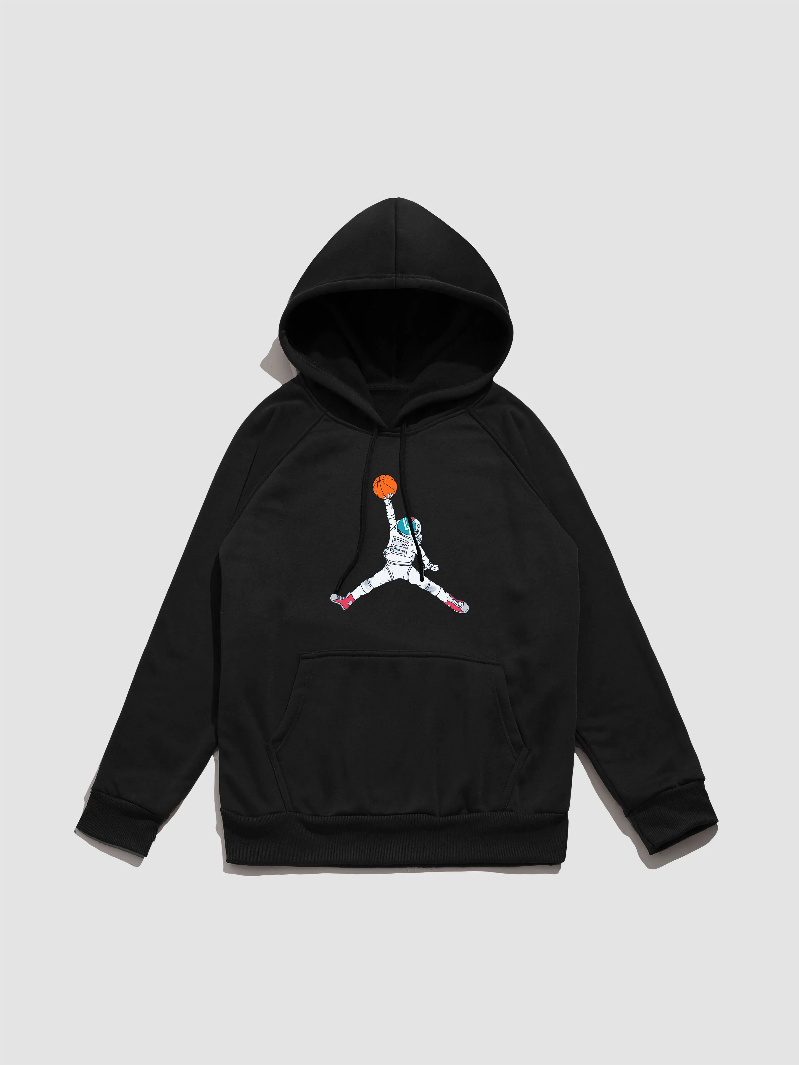 Basketball Astronaut Print Hoodie