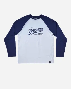 BSMC Inc. Baseball Jersey LS - Navy/White