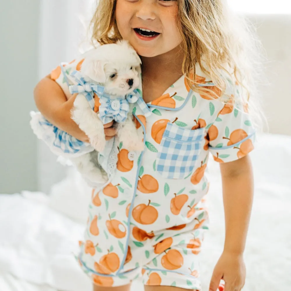 Button Down Pajamas - Georgia Peaches