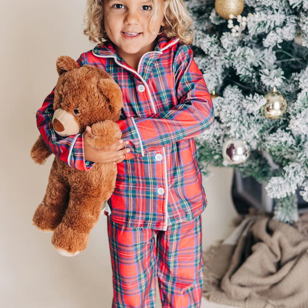 Button Down Pajamas - Tartan Holiday Lounge PREORDER