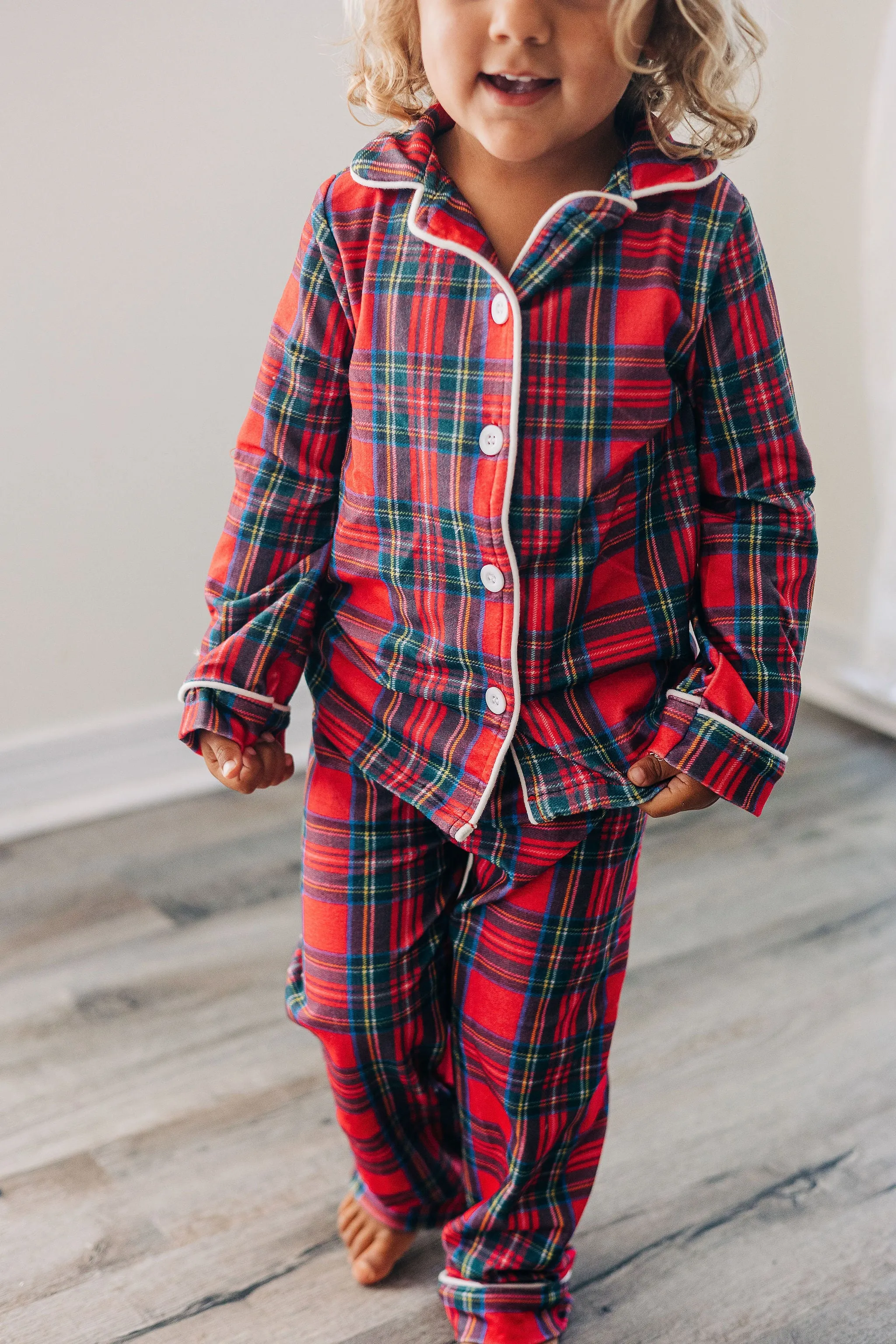 Button Down Pajamas - Tartan Holiday Lounge PREORDER