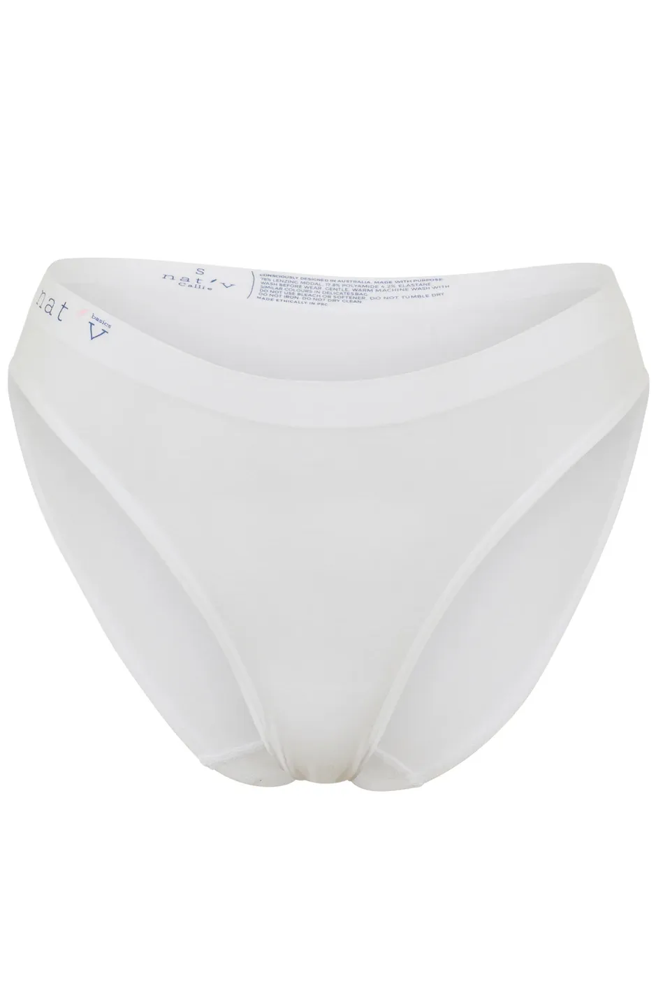 Callie Bikini Brief - Blanco