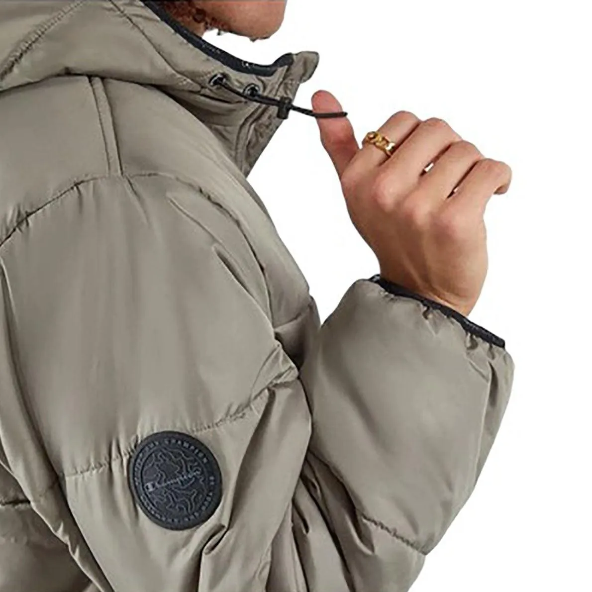 Campera Champion Puffer Gris