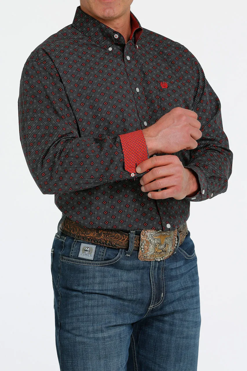 Cinch Men's Long Sleeve Button Down Shirt