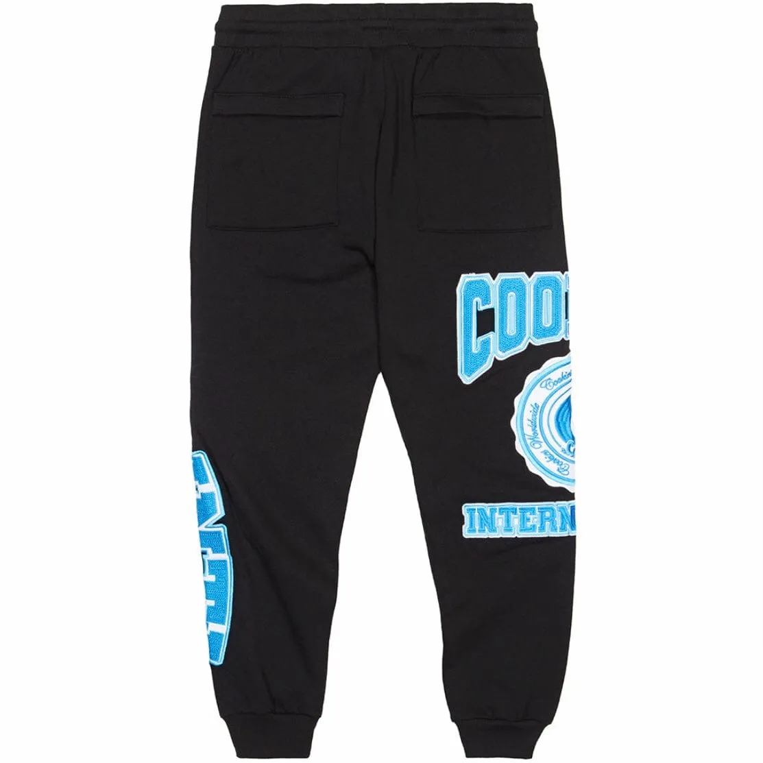 Cookies Double Up Fleece Zipper Pockets Sweatpants (Black) 1561B6084