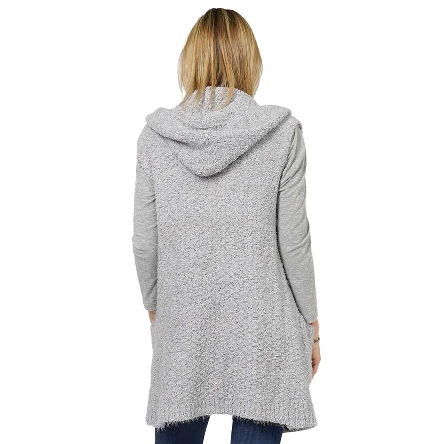 Cozy Knit Hooded Vest