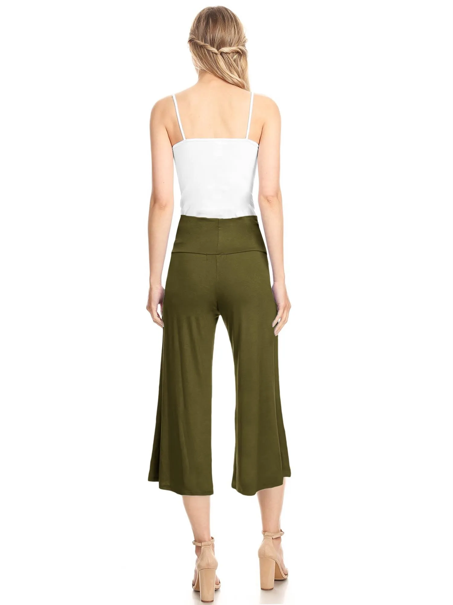 Cropped Wide Leg Lounge Pant