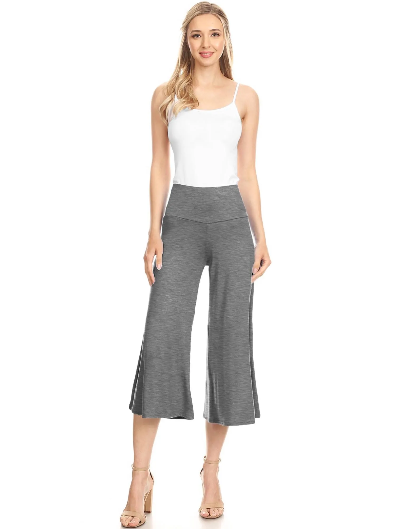 Cropped Wide Leg Lounge Pant