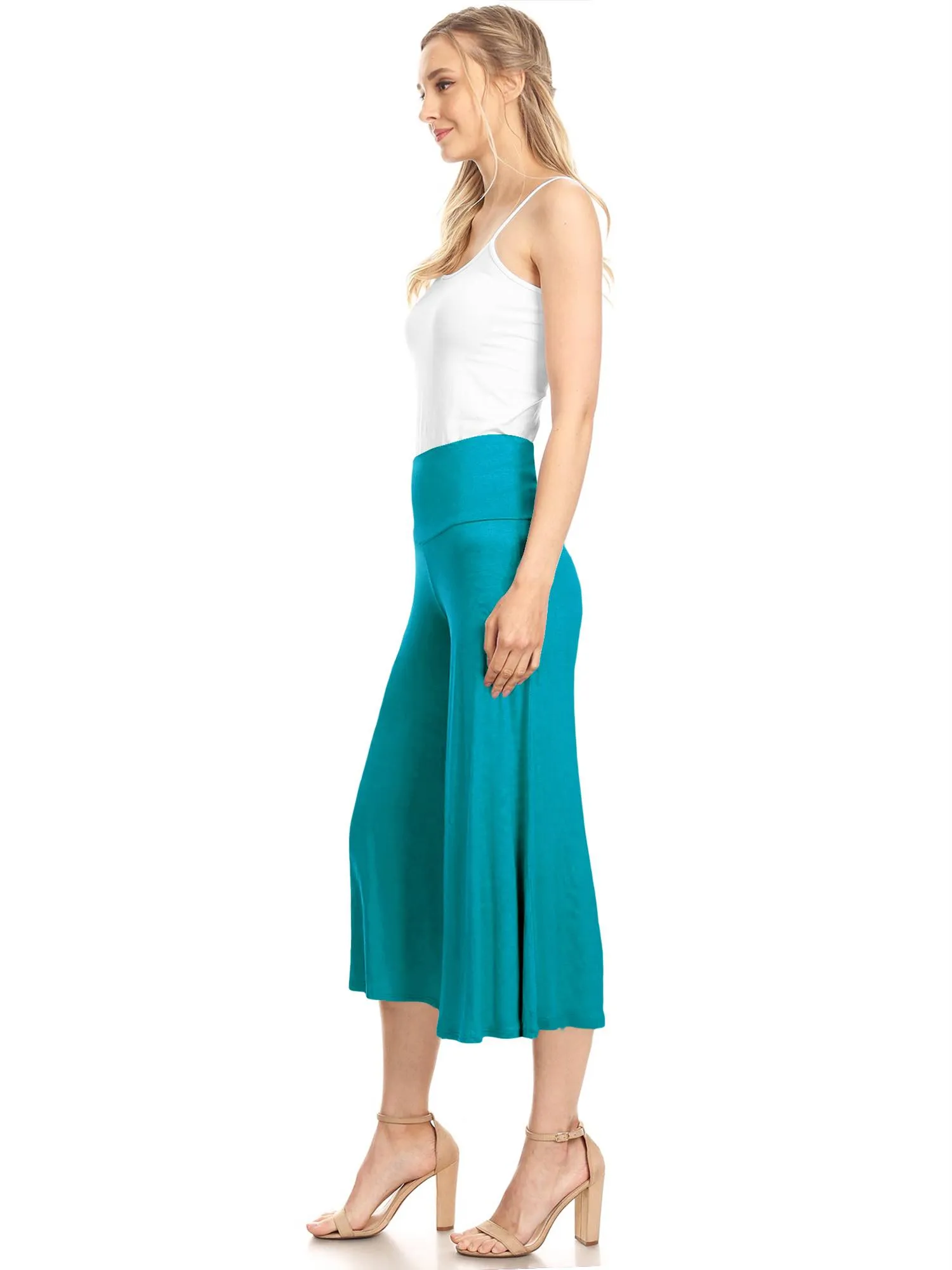 Cropped Wide Leg Lounge Pant