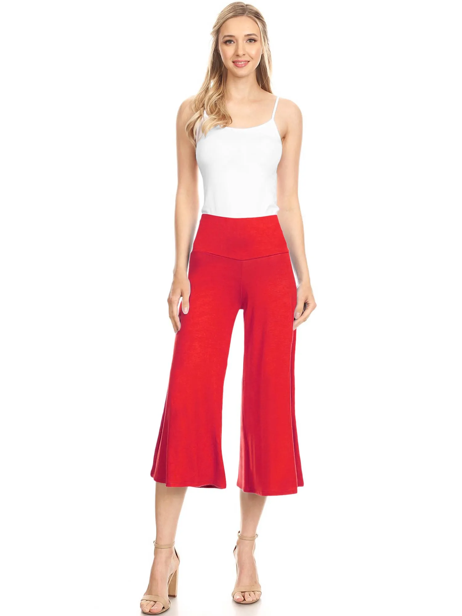 Cropped Wide Leg Lounge Pant