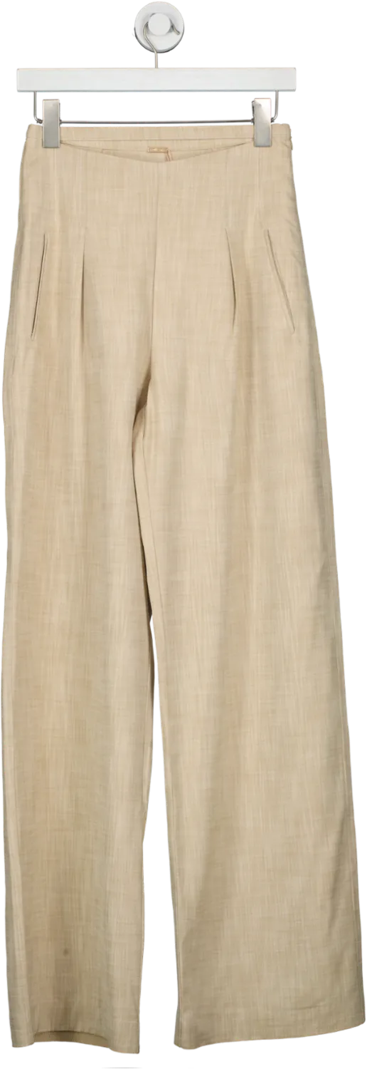 Cult Gaia Beige Tasha Pant UK S