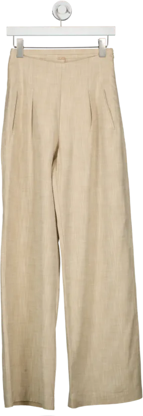 Cult Gaia Beige Tasha Pant UK S