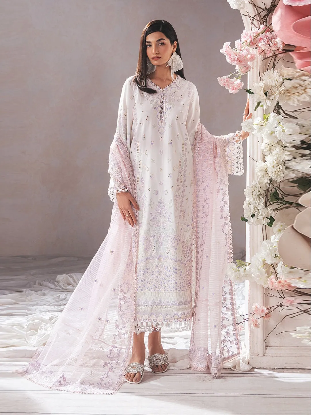 Designer Embroidered Lawn