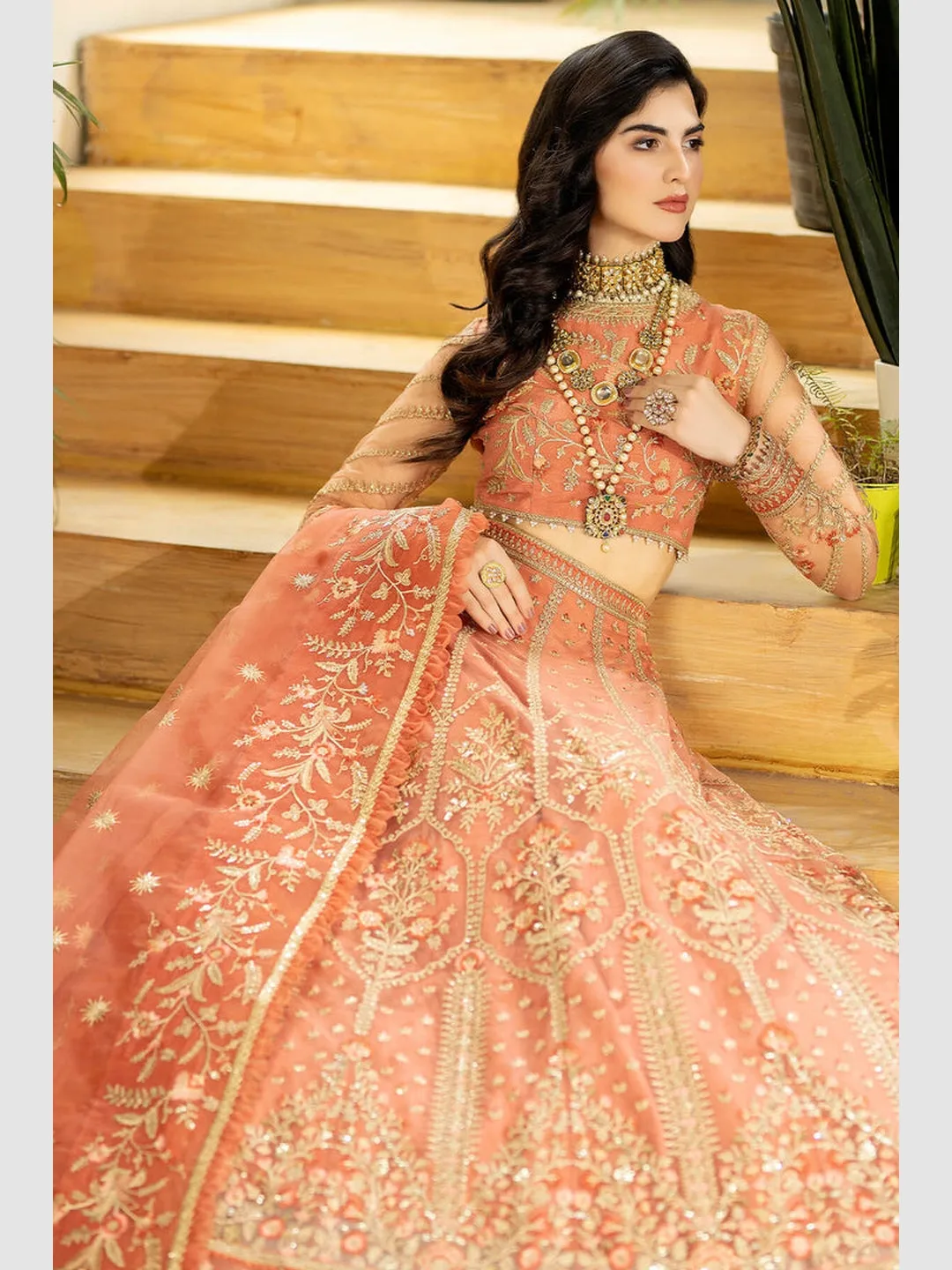 Designer Embroidered Net