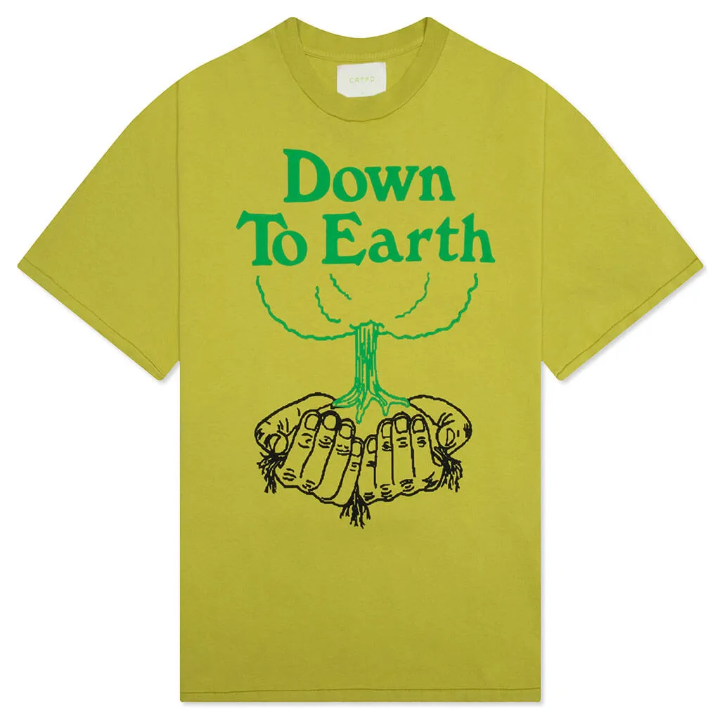 Down to Earth Tee - Bright Green