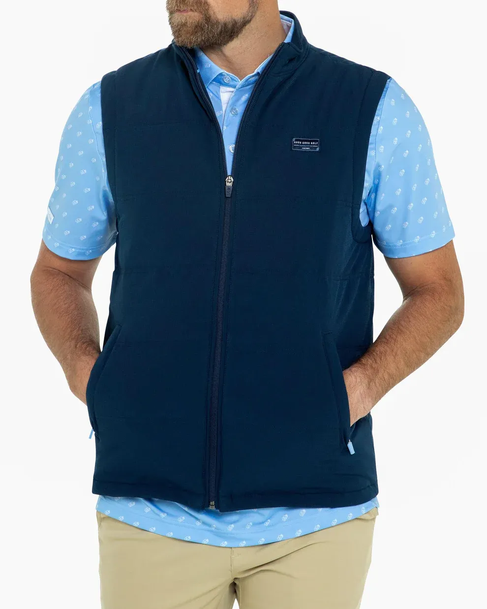 Flyer Quilted Vest by Good Good Golf