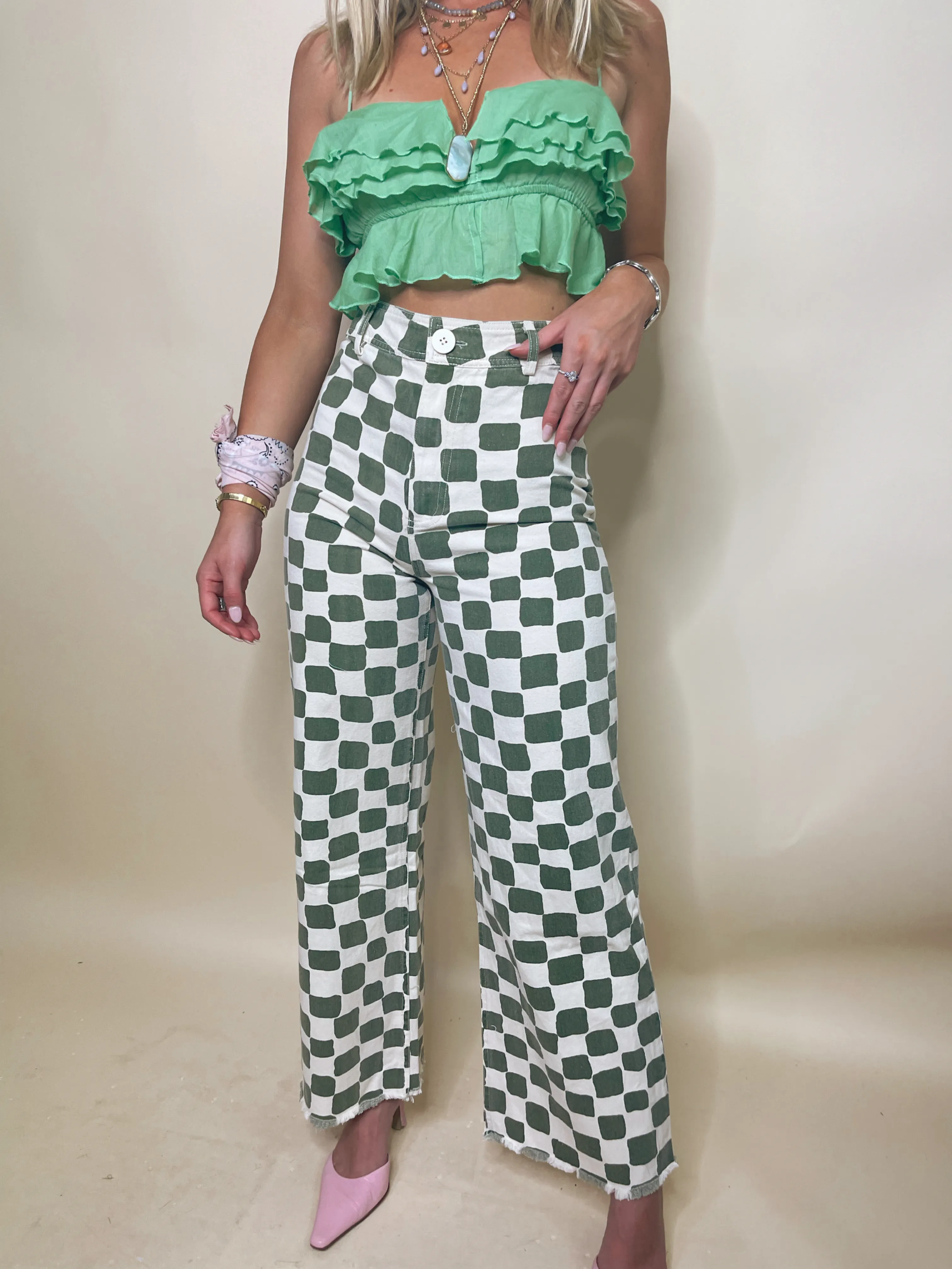 Foster Checkered Pant