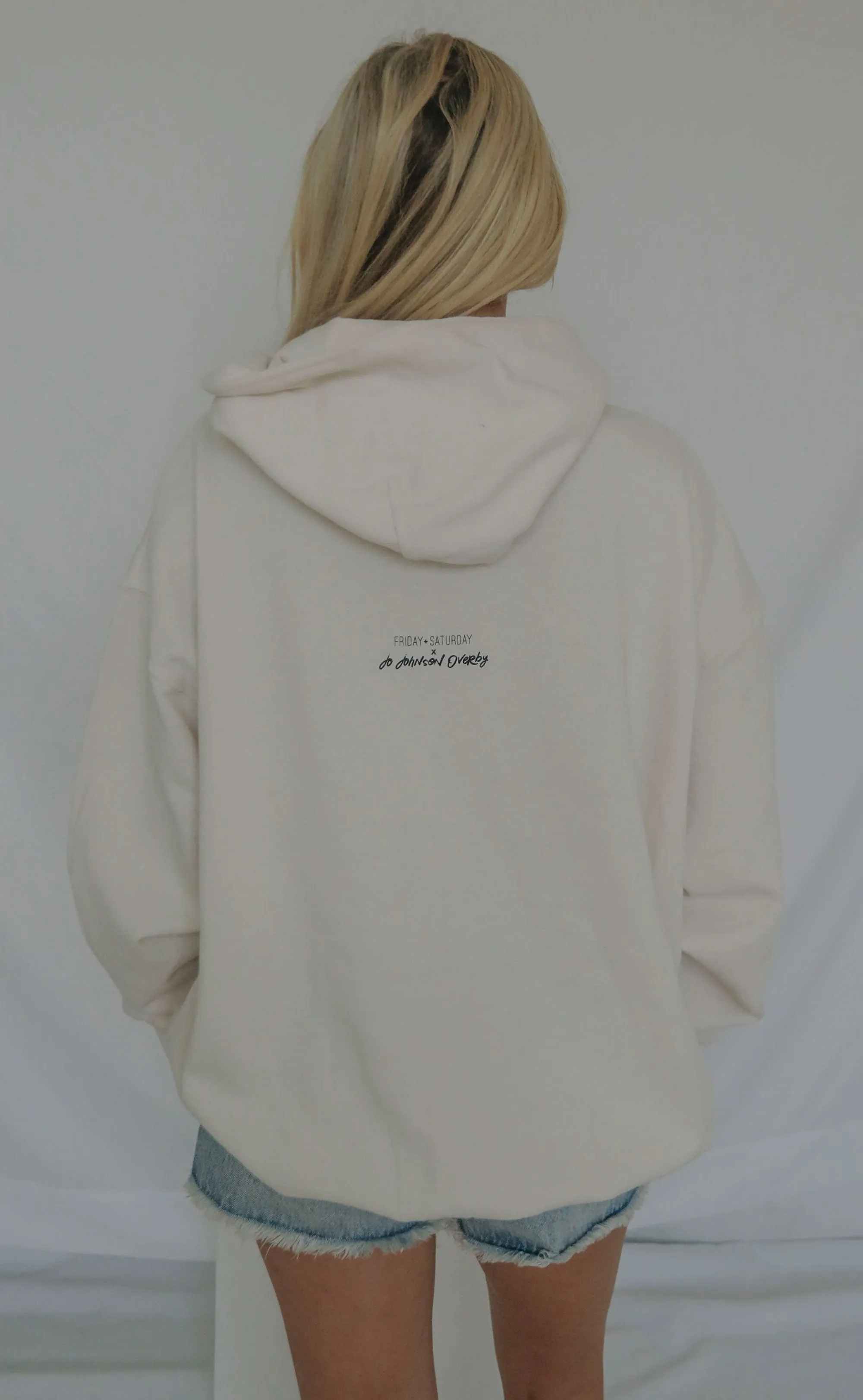 friday   saturday x jo johnson overby: take care hoodie