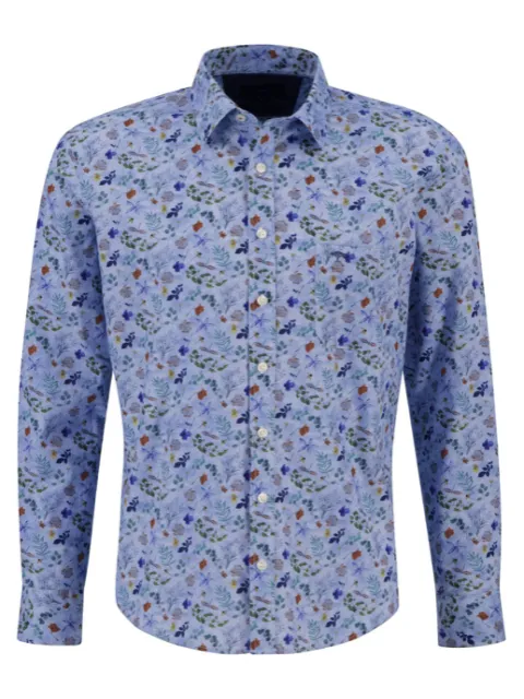 FYNCH HATTON Premium Print Shirt/Wave - AW23 SALE