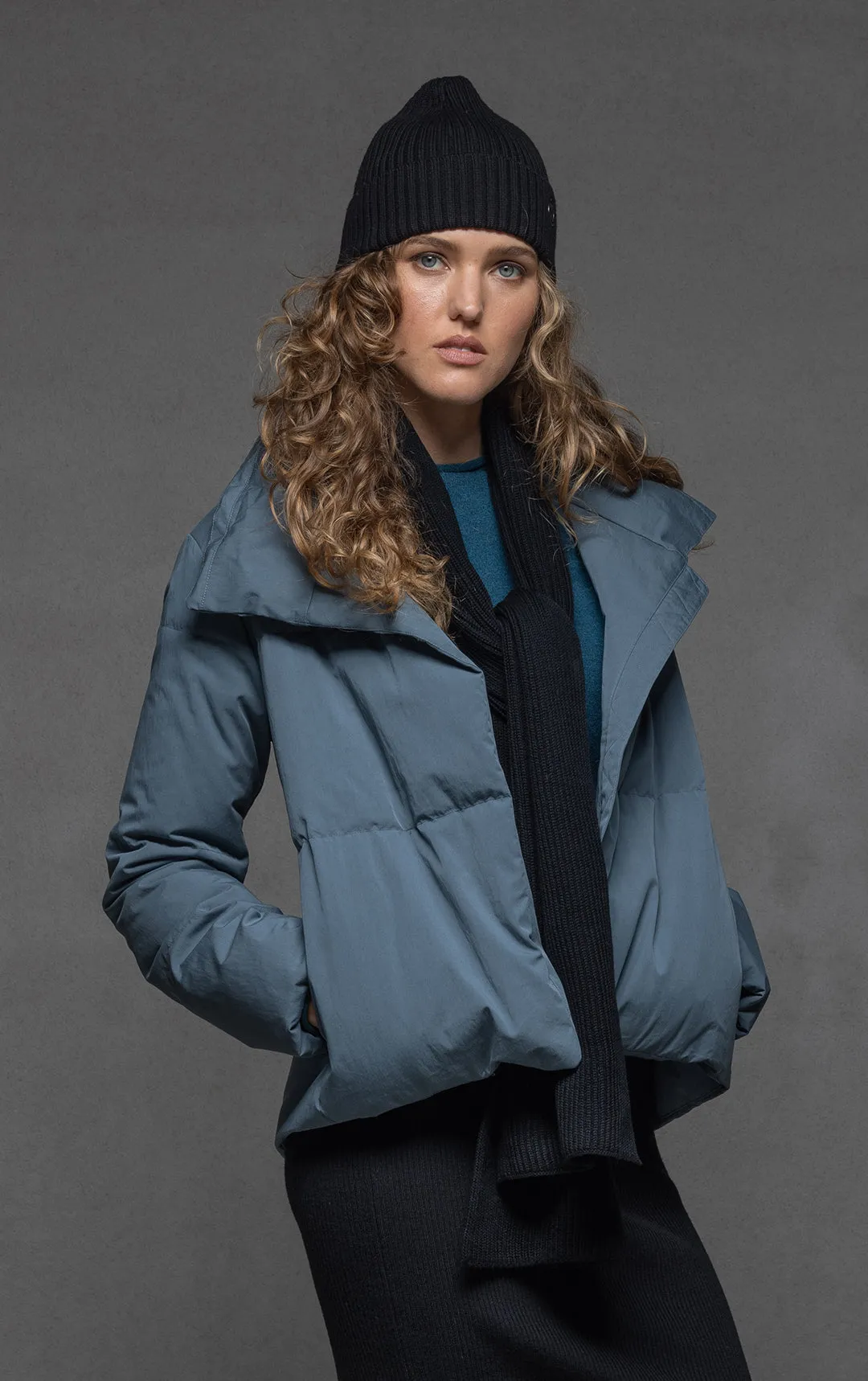 HIGH COLLAR DOWN JACKET - CLEARANCE