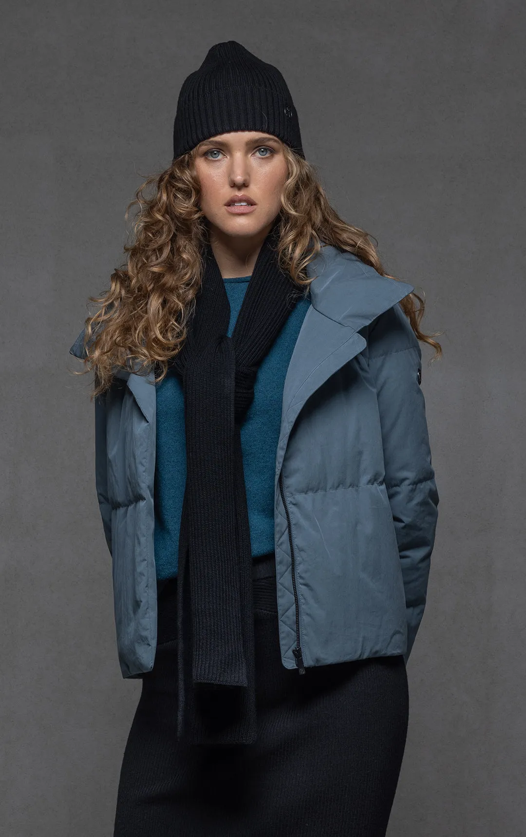 HIGH COLLAR DOWN JACKET - CLEARANCE