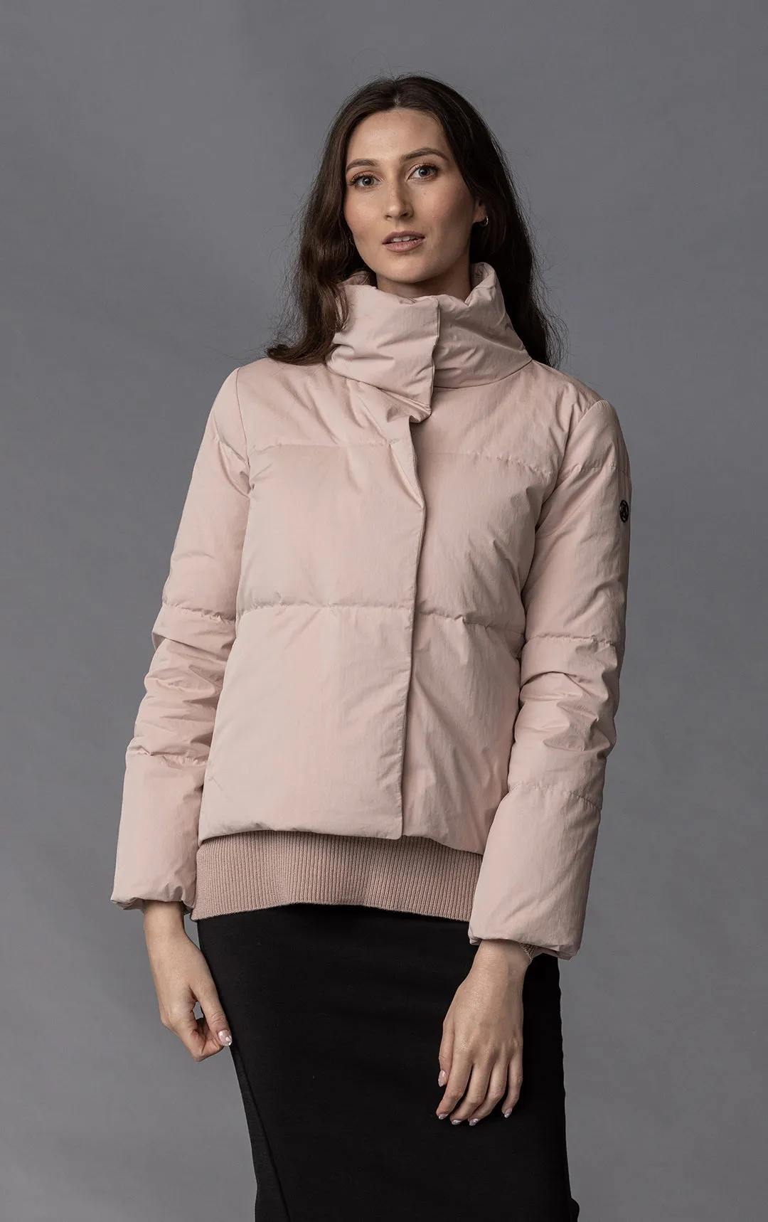 HIGH COLLAR DOWN JACKET - CLEARANCE