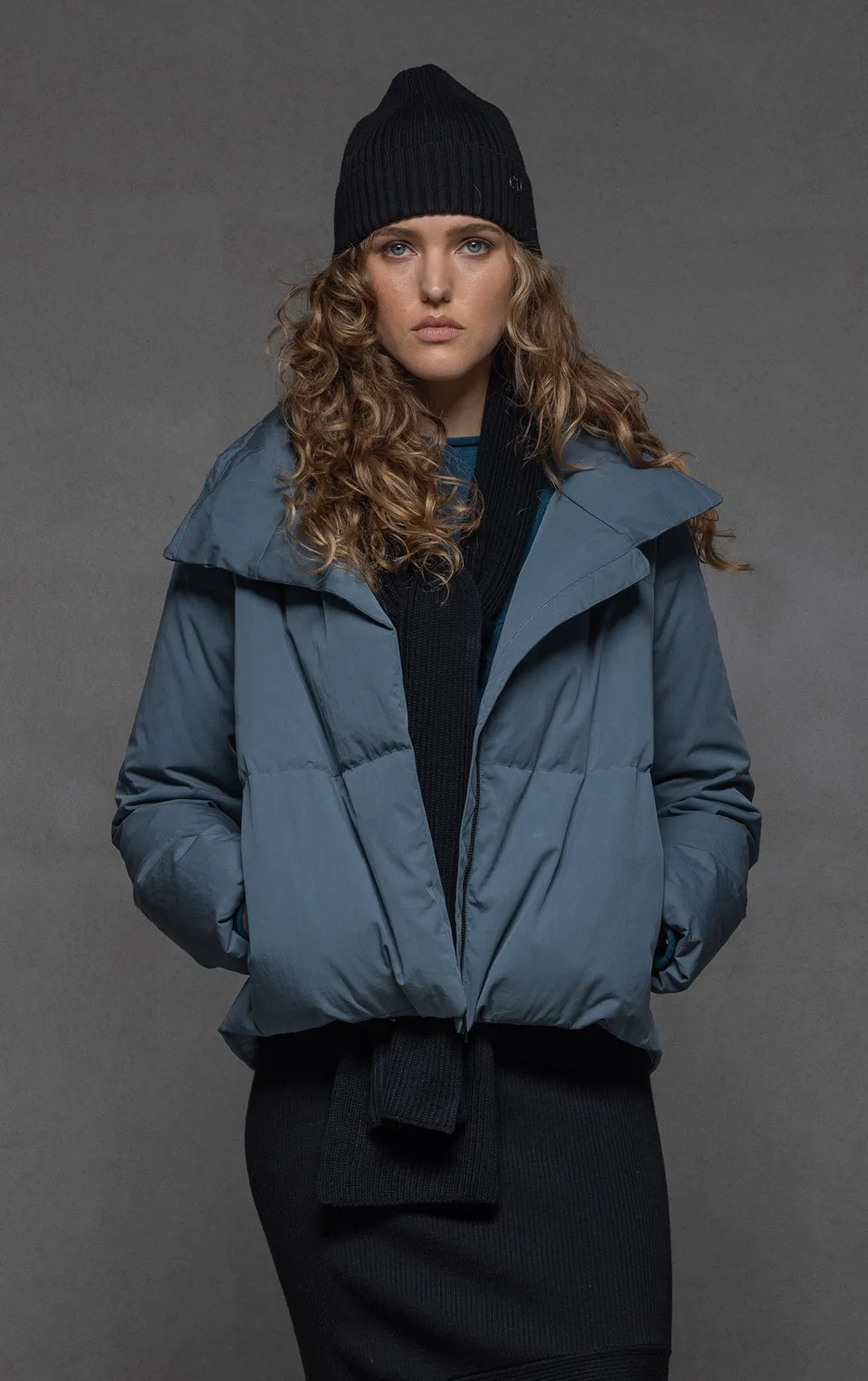 HIGH COLLAR DOWN JACKET - CLEARANCE