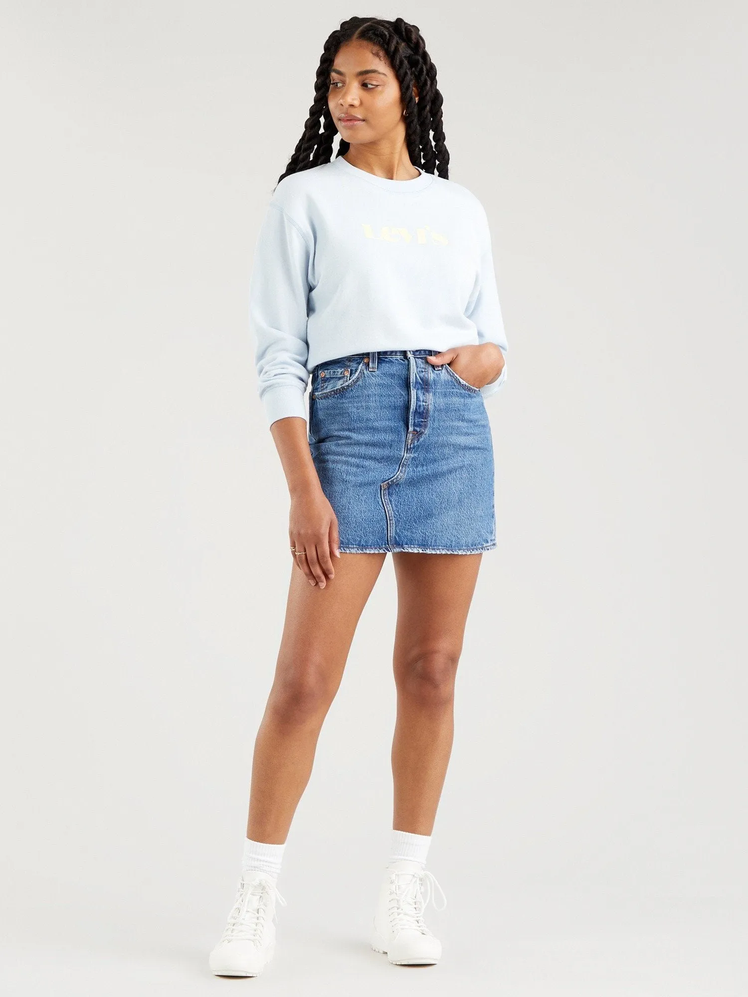 JUPE LEVI'S DESTRUCTURE TAILLE HAUTE