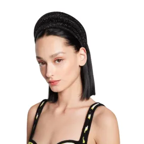 Lanvin Double All Over Rhinestones Headband