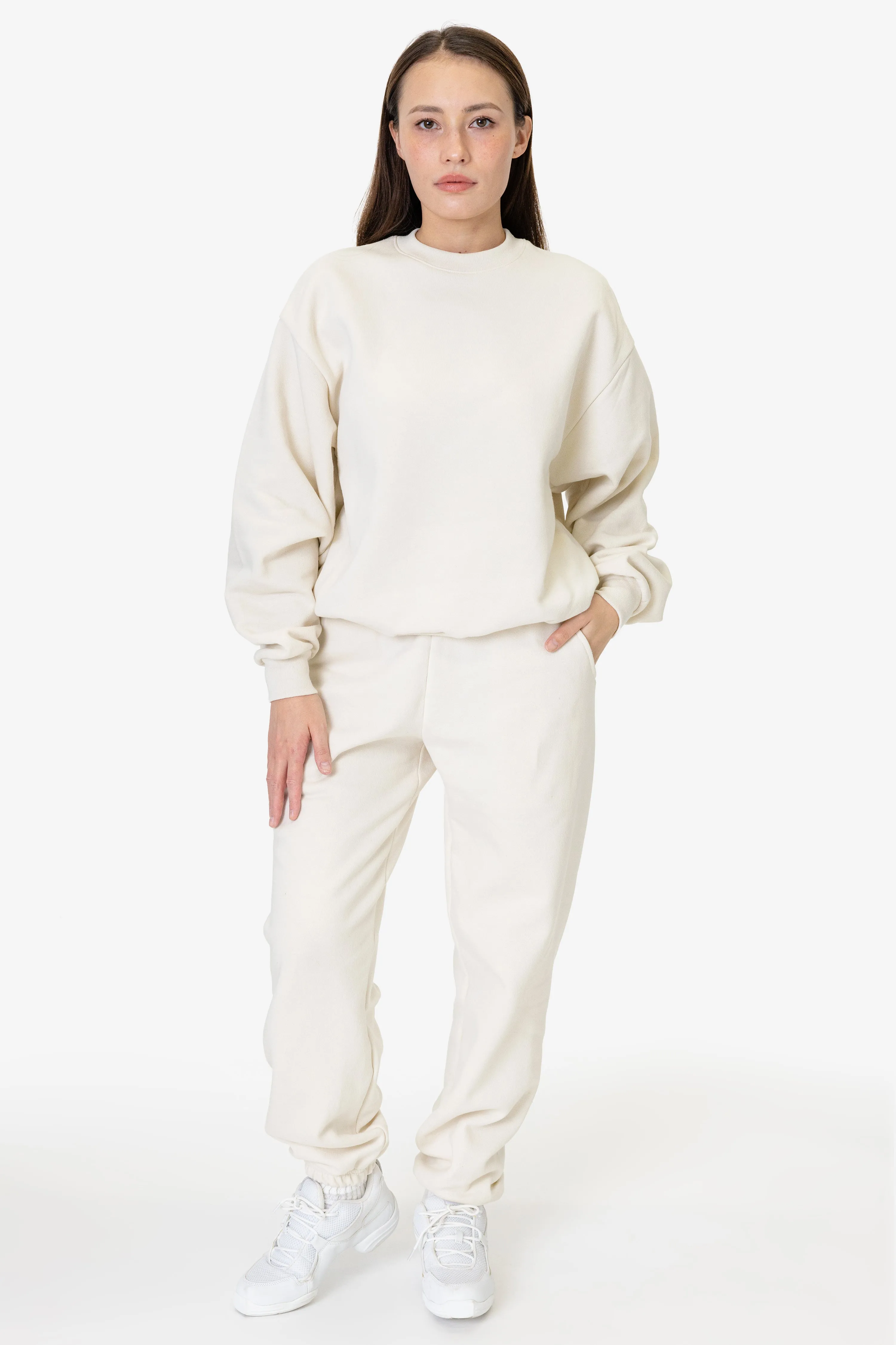 MWF1044 - 10 oz. Mid-Weight Poly Cotton Fleece Wide Sweatpant