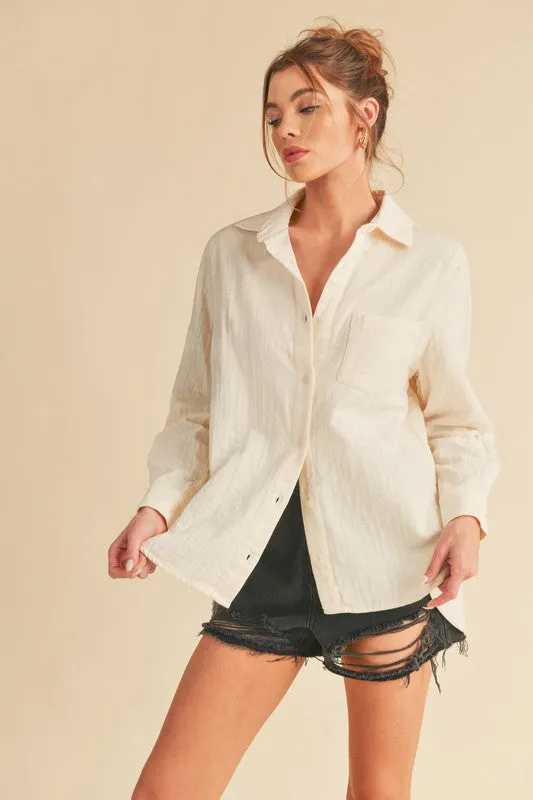 Nattie Long Sleeve Button Down Shirt