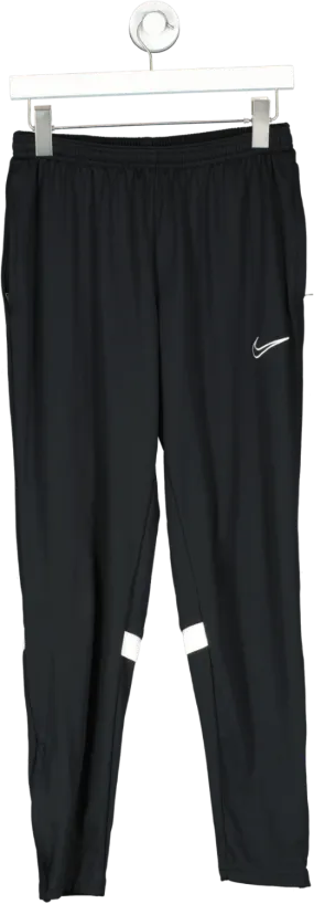 Nike Black Dri Fit Tapered Joggers UK M