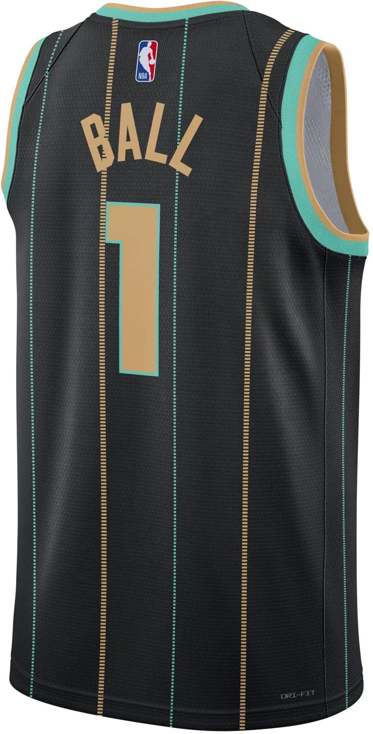 Nike Men's Charlotte Hornets LaMelo Ball #1 Swingman Jersey