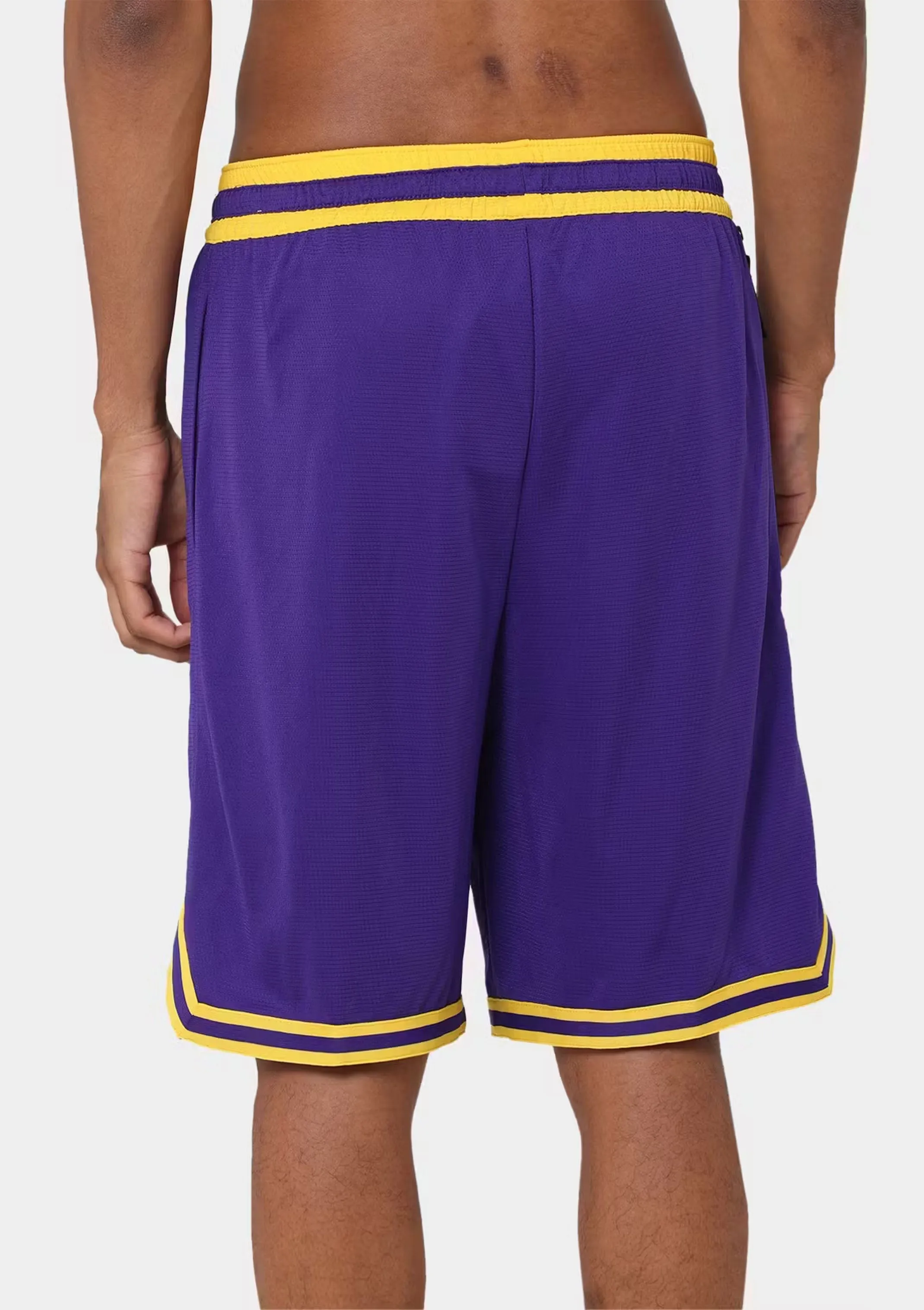 Nike Mens Dri-FIT NBA Shorts Purple/Yellow <br> DN4714-504