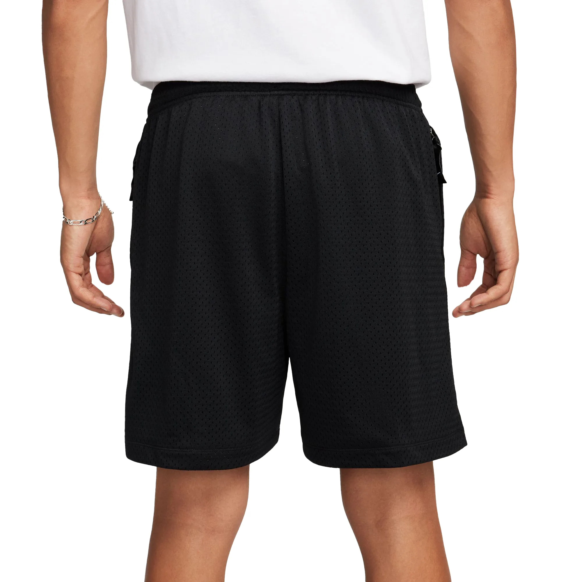 Nike Solo Swoosh Mesh Shorts Black/White FN3904-010