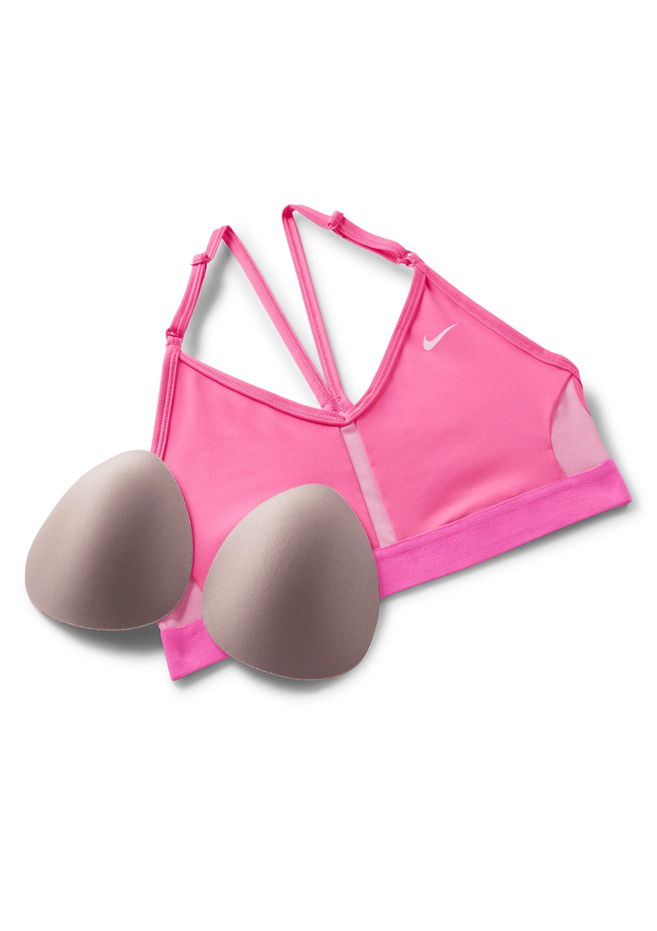 Nike Womens Indy V-Neck Sports Bra Pink <br> CZ4456-606