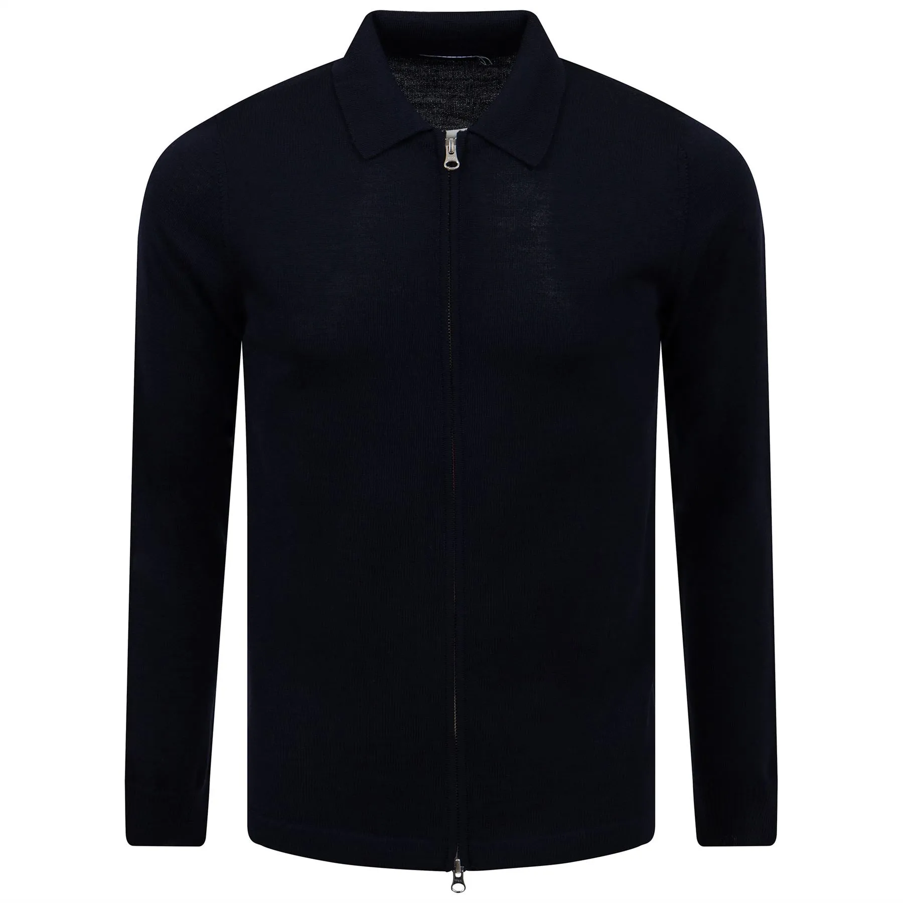 Nyle Merino Zip Cardigan JL Navy - SS23