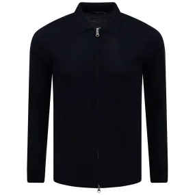 Nyle Merino Zip Cardigan JL Navy - SS23