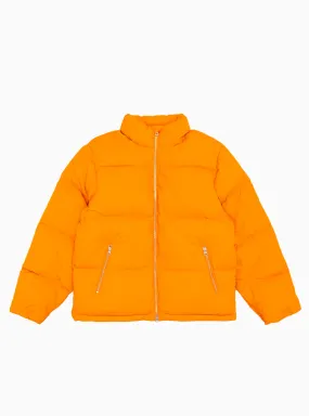 Nylon Down Puffer Jacket Orange