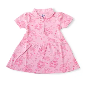 Pink Cotton Frock - for Baby Girl -LOL