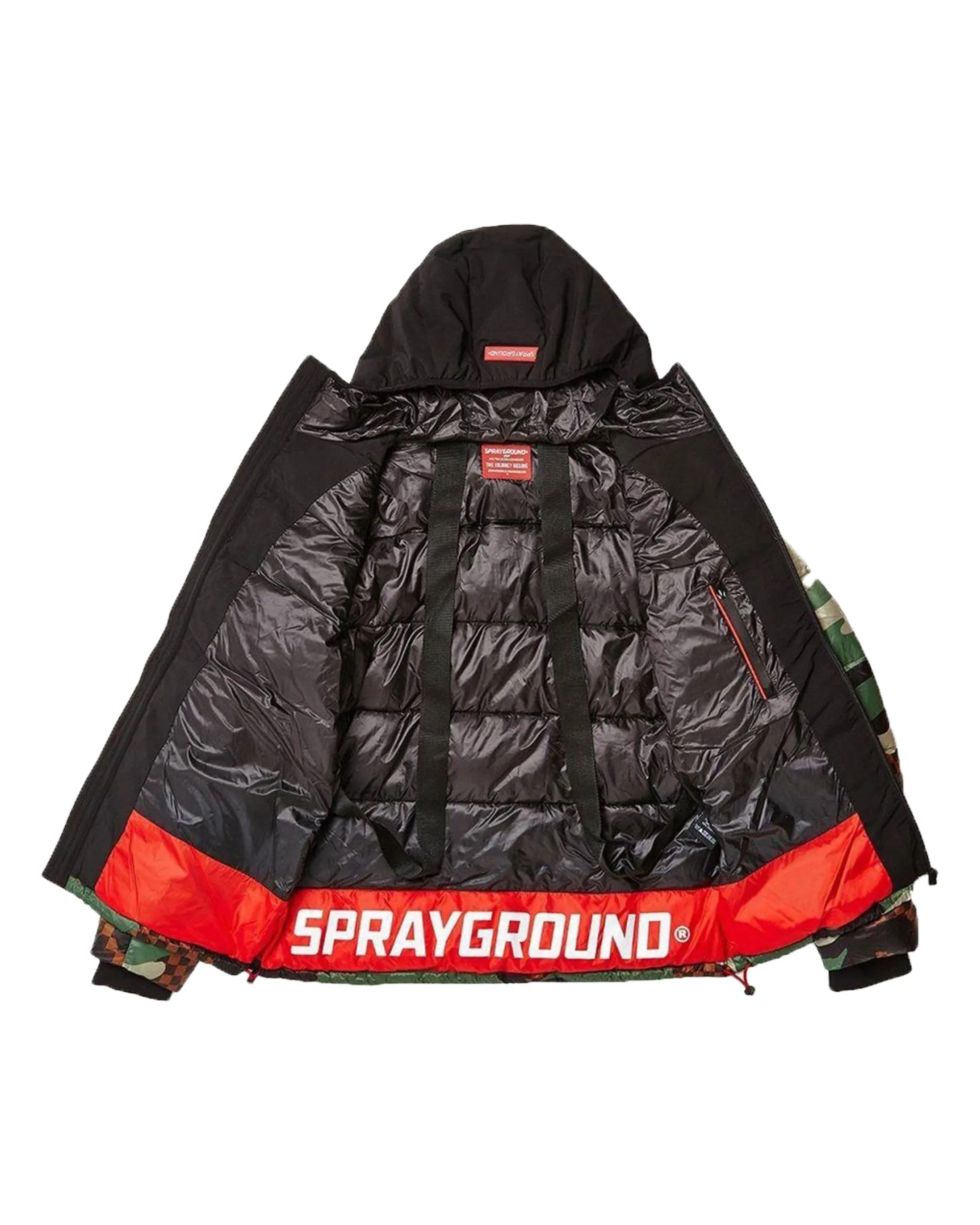 Piumino Uomo Sprayground Down Jacket Check